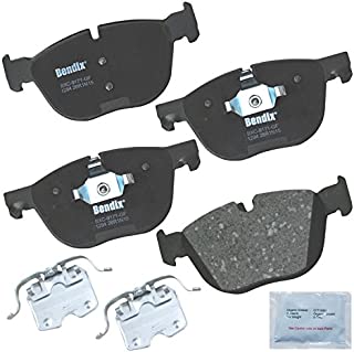 Bendix Premium Copper Free CFC1294 Ceramic Brake Pad (with Installation Hardware Front)