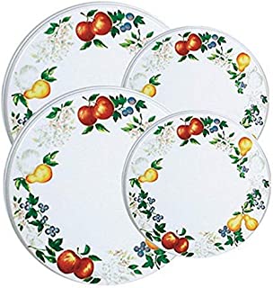 Corelle Coordinates by Reston Lloyd Electric Stovetop Burner Covers, Set of 4, Chutney