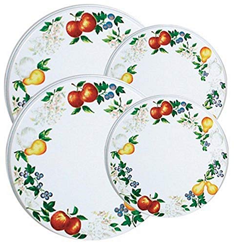 Corelle Coordinates by Reston Lloyd Electric Stovetop Burner Covers, Set of 4, Chutney