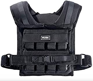 MVRK Adjustable Weighted Vest Men 35lbs - Weighted Workout Vest with Iron Weights, Heavy Duty Weighted Exercise Vest for Functional Training, Slim Design Weighted Running Vest, Weight Vest Women