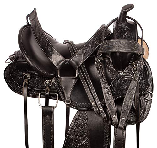 Acerugs 15 16 17 18 Endurance Western Pleasure Trail Horse Leather Saddle (16)