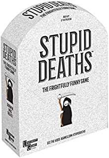 University Games Stupid Deaths The Party Game, Funny Card Game & Board Game for Adults & Teens Ages 12 & Up (01404)