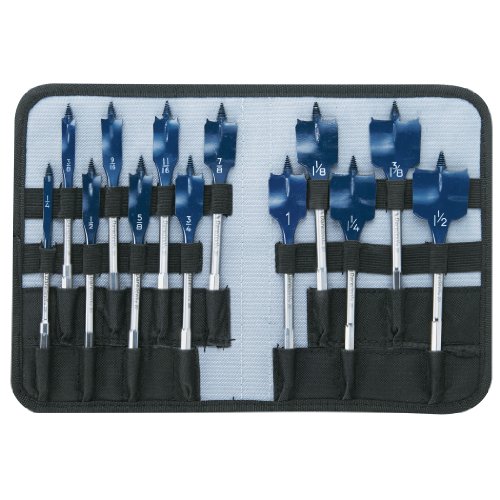 Bosch DSB5013P 13-Piece Daredevil Spade Bit Set in Pouch,Blue