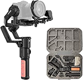 FeiyuTech Official AK2000S Advanced Handheld Camera Gimbal Stabilizer for Sony a7RIII a7III a7SII a7RII a7II a9 Canon EOS R EOS RP M6 Mark II EOS 200DII Panasonic GH4 G9 Nikon Z6 Z7 Follow Focus