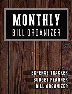 Monthly Bill Organizer: My monthly bill planner with income list,Weekly expense tracker ,Bill Planner, Financial Planning Journal Expense Tracker Bill ... Notebook (Financial Planner Budget Book)