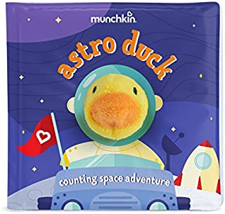 Munchkin Soapy Stories Finger Puppet Bath Book, Space