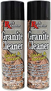 Rock Doctor Granite Cleaner - Cleans& Renews Surfaces - (18 oz) Surface Cleaner Spray, Granite/Marble Countertop Cleaner, Cleaning Spray for Vanity, Table Top, Kitchen Counters, Stone Surfaces (2Pack)