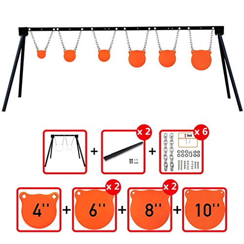 Highwild Steel Target Stand AR500 Shooting Target System (Stand, Mounting Kits & 4