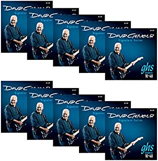 GHS Strings GB-DGF David Gilmour Signature Series, Nickel-Plated Electric Guitar Strings (.010-.048)