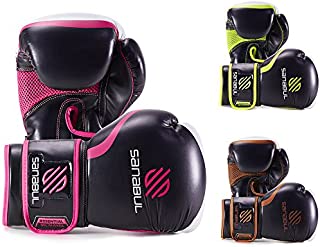 Sanabul Essential Boxing Gloves Pink 8-OZ