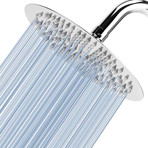 Voolan High Pressure Shower Head - California Compliant 1.8 GPM - 8