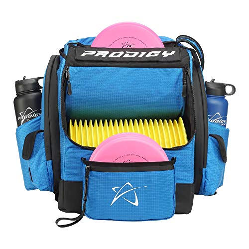 Prodigy Disc BP-1 V3 Disc Golf Backpack - Golf Bag Organizer - Holds 30+ Discs Plus Storage - Tear and Water Resistant - Pro Quality Bag for Disc and Frisbee Golf