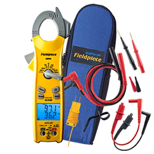 Fieldpiece SC440 True RMS Clamp Meter with Temperature, Inrush Current, Capacitance and Backlight