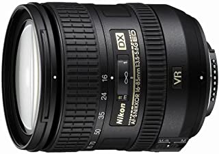 Nikon AF-S DX NIKKOR 16-85mm f/3.5-5.6G ED Vibration Reduction Zoom Lens with Auto Focus for Nikon DSLR Cameras