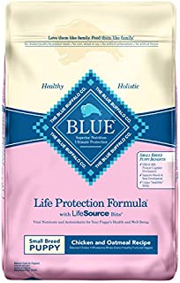 Blue Buffalo Life Protection Formula Natural Puppy Small Breed Dry Dog Food, Chicken and Oatmeal 15-lb