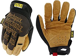 Mechanix Wear: The Original Leather Work Gloves (Medium, Brown/Black) (LMG-75-009)