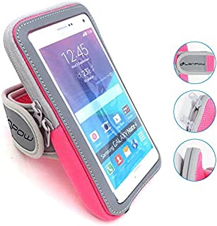 LENPOW Multifunctional Outdoor Sports Armband Sweatproof Running Armbag Casual Arm Package Bag Gym Fitness Cell Phone Bag Key Holder for iPhone 11 Pro Max XS X 8 7 Plus Samsung Galaxy Note S10 S9 Edge