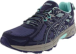 ASICS Women's Gel-Venture 6 Running-Shoes, Ink Blue/Aruba Blue/ Mid Grey, 8.5