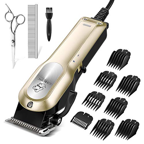 OMORC Dog Grooming Kit, Professional High Power Dog Clippers for Thick Heavy Coats Low Noise Heavy Duty Dog Grooming Clippers Pe
</p>
                                                            </div>
                            <div class=