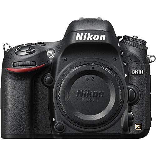 Nikon D610 24.3 MP CMOS FX-Format Digital SLR Camera (Body Only)(Renewed)