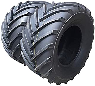 AutoForever 2 Pcs 20x10.00-8 4PR P328 Tubeless Turf Tires Garden Lawn Mower 20-10-8 Tractor Golf Cart Tires