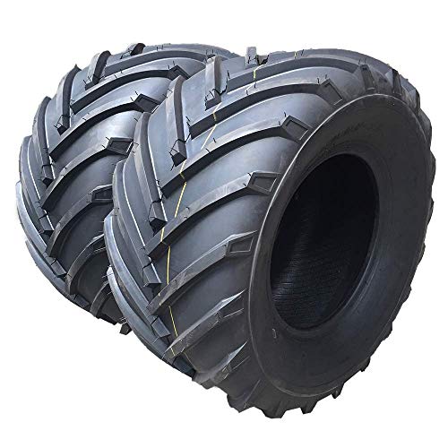 AutoForever 2 Pcs 20x10.00-8 4PR P328 Tubeless Turf Tires Garden Lawn Mower 20-10-8 Tractor Golf Cart Tires