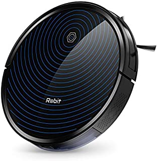 Robit Robot Vacuum R3000 High Suction 2500Pa Robot Vacuum Cleaner,Qiuet,Ultra Slim, Drop Sensor,Smart, Auto self-Charging,Robotic Vacuum Cleaner for Hard Floor & Low Pile Carpet,Pet Hair,Food Crumbs