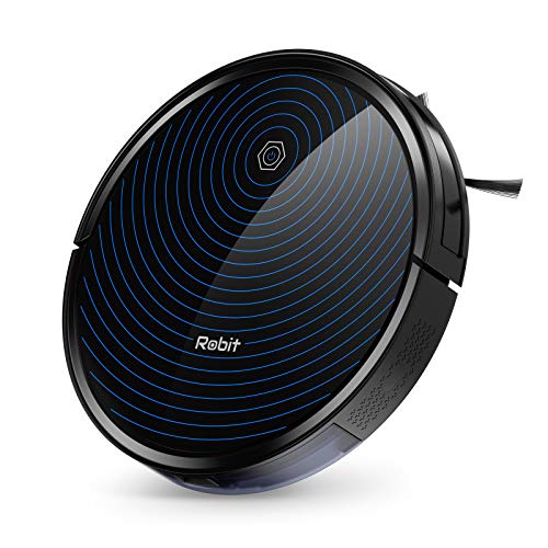 Robit Robot Vacuum R3000 High Suction 2500Pa Robot Vacuum Cleaner,Qiuet,Ultra Slim, Drop Sensor,Smart, Auto self-Charging,Robotic Vacuum Cleaner for Hard Floor & Low Pile Carpet,Pet Hair,Food Crumbs