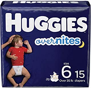 Nighttime Baby Diapers Size 6, 15 Ct, Huggies Overnites