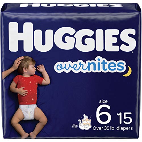 Nighttime Baby Diapers Size 6, 15 Ct, Huggies Overnites