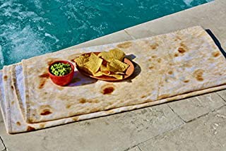 Tortilla Towel -The Original Tortilla Burrito Ultra Soft 100 % Cotton Beach and Bath Towel Novelty Tortilla Taco Beach Towel 32