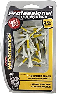 Pride Performance Professional Tee System Plastic Golf Tees (30 Count)