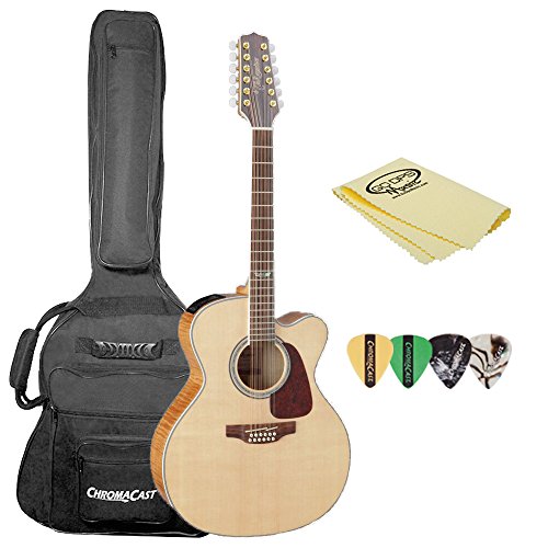 Takamine GJ72CE-12 NAT-KIT-1 Jumbo Cutaway 12-String Acoustic-Electric Guitar