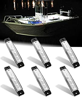 Shangyuan Interior Marine Strip Lights, 6 Led Utility Strips, Marine Led Strip, White Led Courtesy Light, 12v Led Marine Light, Marine Interior Lights, Boat Interior Led Lights, Marine Led Lights 6PCS