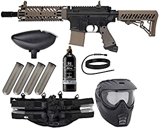 Action Village Tippmann TMC Paintball Gun Epic Package Kit (Black/Tan)