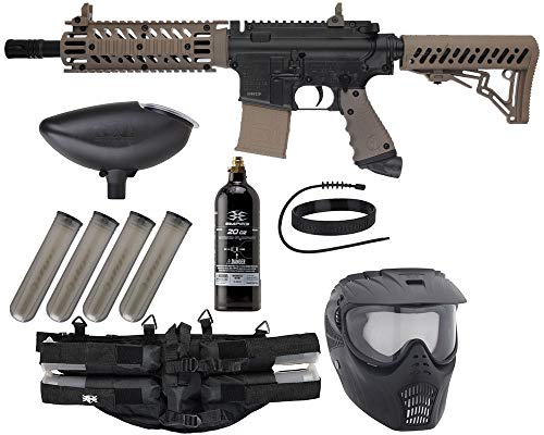 Action Village Tippmann TMC Paintball Gun Epic Package Kit (Black/Tan)