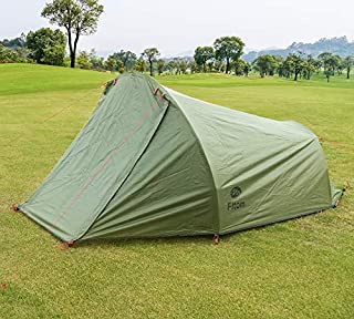 Fltom 2 Person Camping Tent, Ultralight Backpacking Tent for 4-Season, Easy Setup Double Layer Outdoor Tent for Hiking Mountaineering Backpack Travel