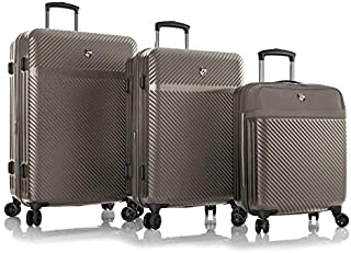 Heys Charge-a-Weigh 2.0 3pc Spinner Luggage Set (Taupe)