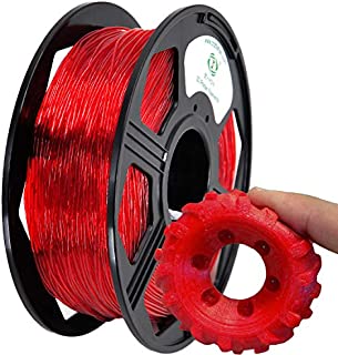 YOYI 3D Printer Filament,85A TPU Filament 1.75mm,Flexible Filament, 0.8KG Spool,Dimensional Accuracy +/- 0.02 mm,100% Virgin Raw Material (Red)