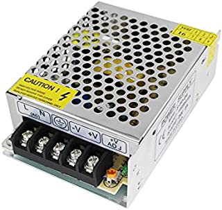 Aiposen 110V/220V AC to DC 24V 2A 48W Switch Power Supply Driver,Power Transformer for CCTV Camera/Security System/LED Strip Light/Radio/Computer Project(24V 2A)