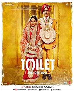 Toilet Ek Prem Katha Blu-ray (Brand New Single Disc Blu-Ray, Hindi Language, With English Subtitles, Released By Reliance Entertianment)