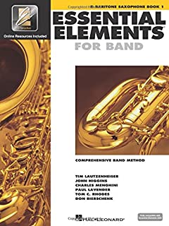 Essential Elements for Band - Eb Baritone Saxophone Book 1 with EEi