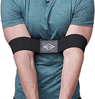 Scott Edward Pro Golf Swing Arm Band Training Aid for Golf Beginners, Black