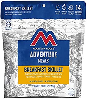 Mountain House Breakfast Skillet | Freeze Dried Backpacking & Camping Food | 2 Servings | Gluten-Free