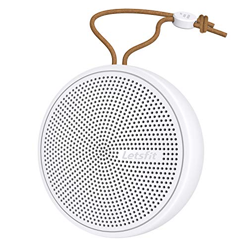 Letsfit Portable White Noise Machine for Sleeping, 20 Soothing Soundtracks Sound Machine for Baby, Built-in Battery Support 70 Hours Playtime, Compact Design for On-The-Go Use and Travel, White