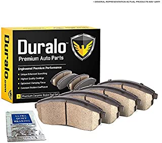 Duralo Ceramic Rear Brake Pads For Audi A4 A6 A8 S4 S6 80 90 100 200 4000 5000 Coupe Cabrio V8 Quattro & Alfa Romeo 164 - Duralo 144-2001 New