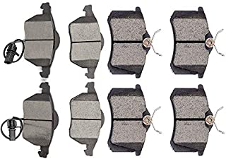 OCPTY Ceramic Brakes Pads, Quick Stop Front Rear Brake Pad fit for 99-08 for Audi A4, 02-06 for Audi A4 Quattro, 98-04 for Audi A6, 98-04 for Audi A6 Quattro, 99-05 for Volkswagen Passat