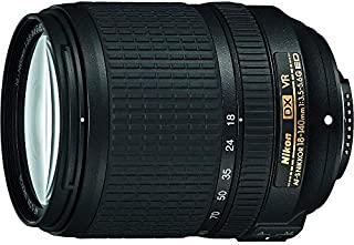 Nikon AF-S DX NIKKOR 18-140mm f/3.5-5.6G ED Vibration Reduction Zoom Lens with Auto Focus for Nikon DSLR Cameras (Renewed)