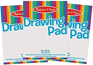 Melissa & Doug Drawing Paper Pad Bundle (3 Pack)