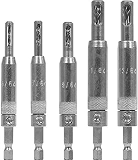 Snappy Tools 5pc Self Centering Hinge Drill Bit Set, Spring Loaded. Proudly Made in the USA.